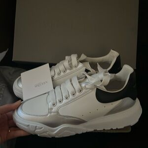 Alexander McQueen authenticated sneakers.